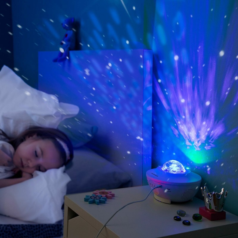 Projecteur d’étoiles LED Sedlay avec haut‑parleur – Ambiance immersive