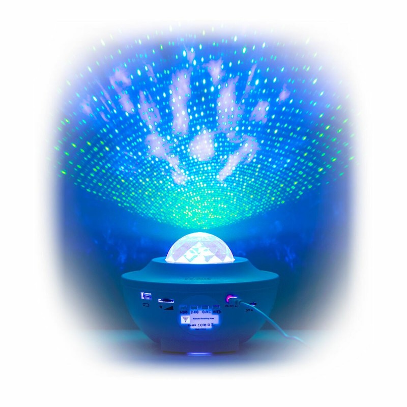 Projecteur d’étoiles LED Sedlay avec haut‑parleur – Ambiance immersive
