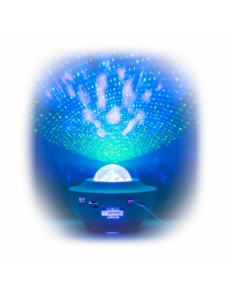 Projecteur d’étoiles LED Sedlay avec haut‑parleur – Ambiance immersive