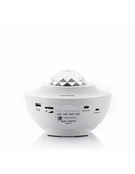 Projecteur d’étoiles LED Sedlay avec haut‑parleur – Ambiance immersive