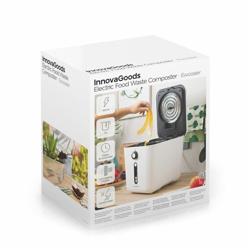 Composteur de cuisine électrique – Silencieux et compact