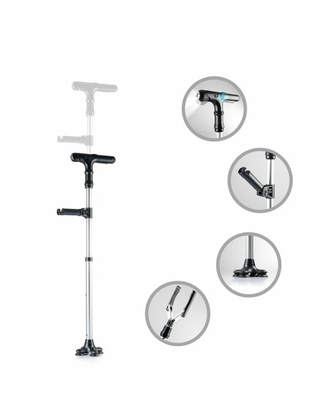 Canne extensible LED avec alarme Hannde – Sécurité et stabilité