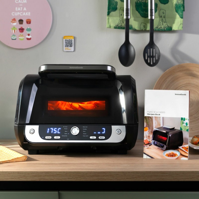Friteuse à air 12‑en‑1 InnovaGoods 3400 W 6 L – Multifonction