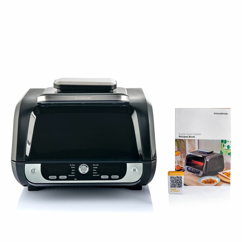Friteuse à air 12‑en‑1 InnovaGoods 3400 W 6 L – Multifonction