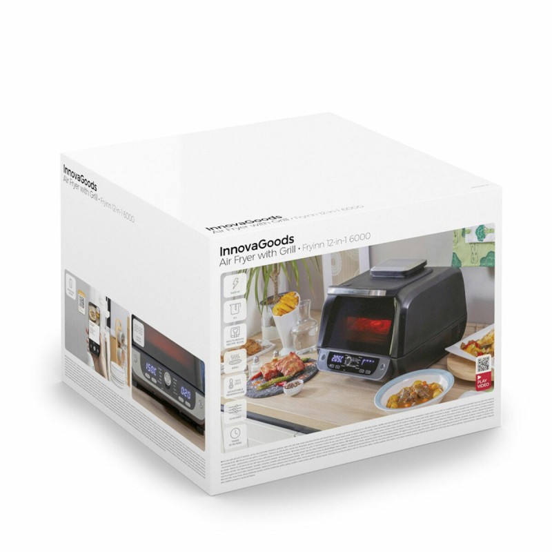 Friteuse à air 12‑en‑1 InnovaGoods 3400 W 6 L – Multifonction