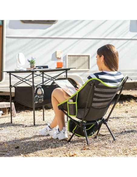 Chaise de camping pliante Folstul – Légère et résistante