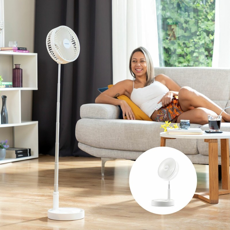 Ventilateur pliable Fandle 3‑en‑1 7200 mAh – Polyvalent
