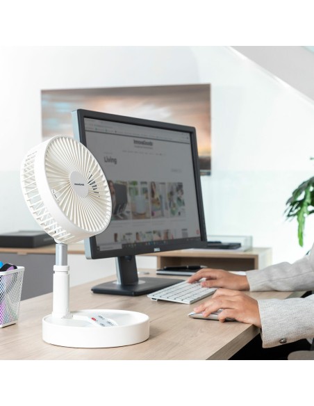 Ventilateur pliable Fandle 3‑en‑1 7200 mAh – Polyvalent