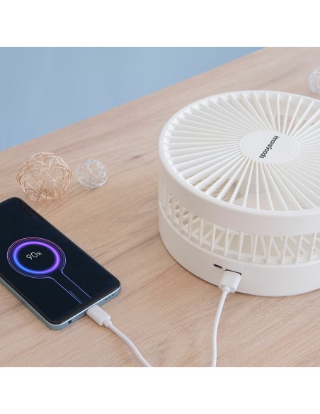 Ventilateur pliable Fandle 3‑en‑1 7200 mAh – Polyvalent