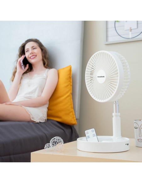 Ventilateur pliable Fandle 3‑en‑1 7200 mAh – Polyvalent