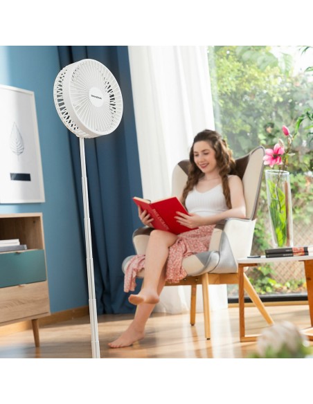 Ventilateur pliable Fandle 3‑en‑1 7200 mAh – Polyvalent