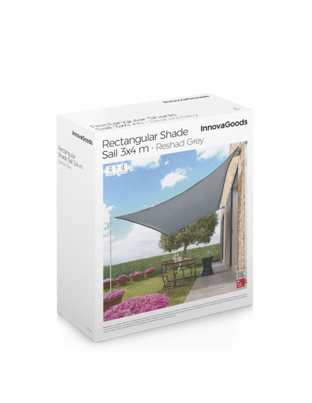 Voile d’ombrage Reshad 3×4 m – Protection solaire