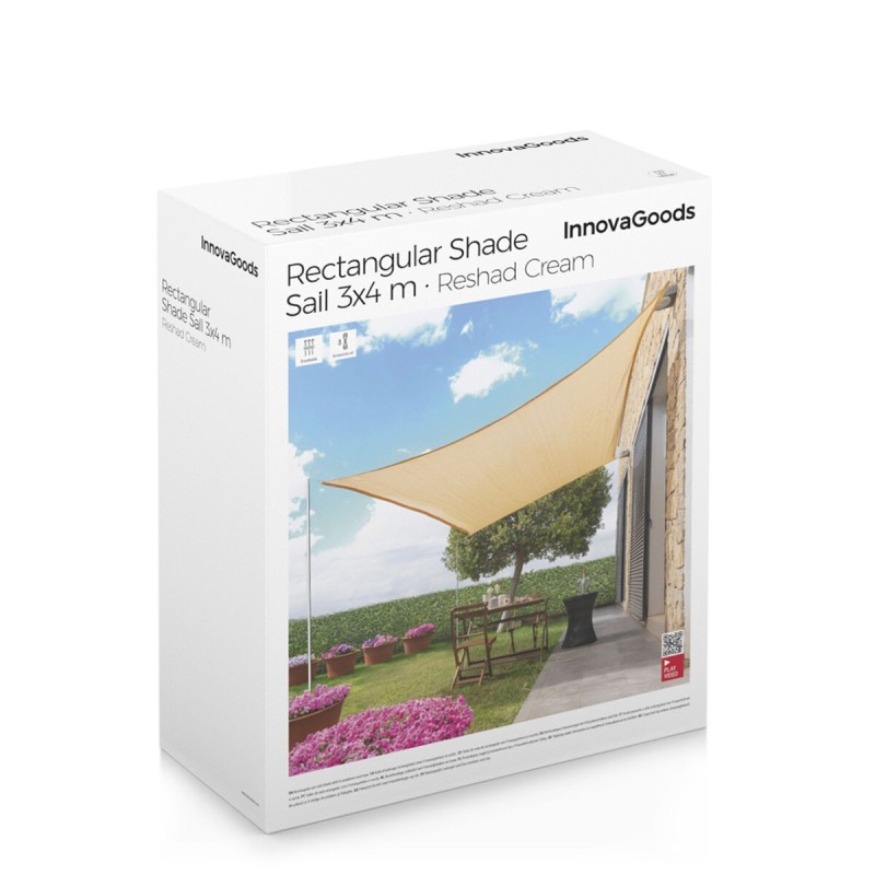 Voile d’ombrage Reshad 3×4 m – Protection solaire