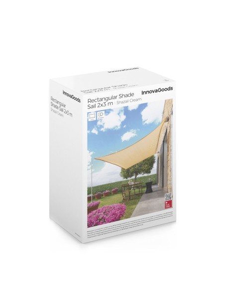 Voile d’ombrage Shazail 2×3 m – Zone fraîche