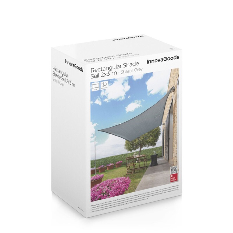 Voile d’ombrage Shazail 2×3 m – Zone fraîche