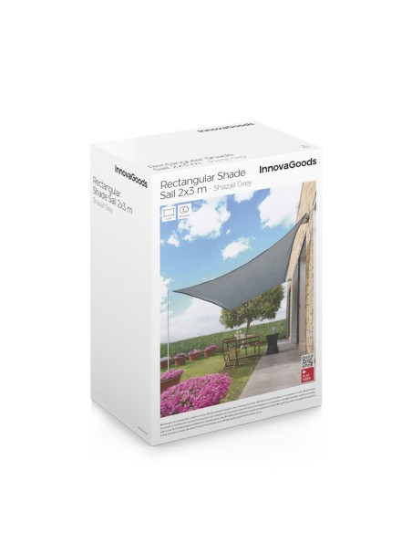Voile d’ombrage Shazail 2×3 m – Zone fraîche