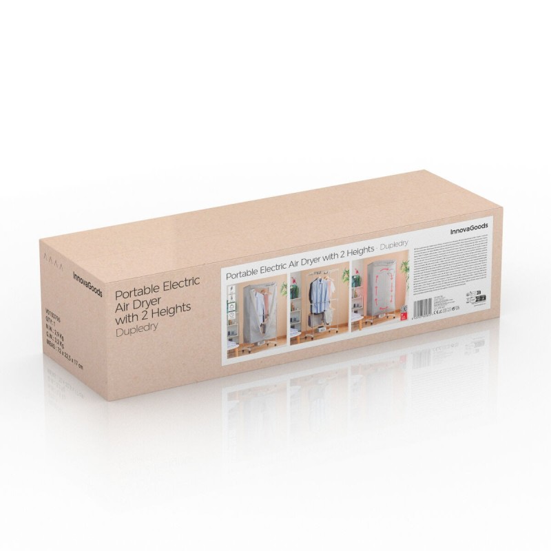 Séchoir électrique portatif Dupledry 1200 W – Séchage rapide