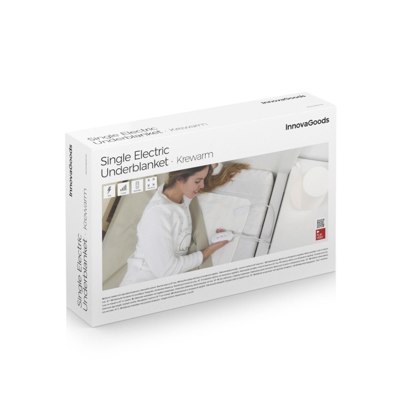 Surmatelas chauffant simple Krewarm 60 W – Chaleur douce