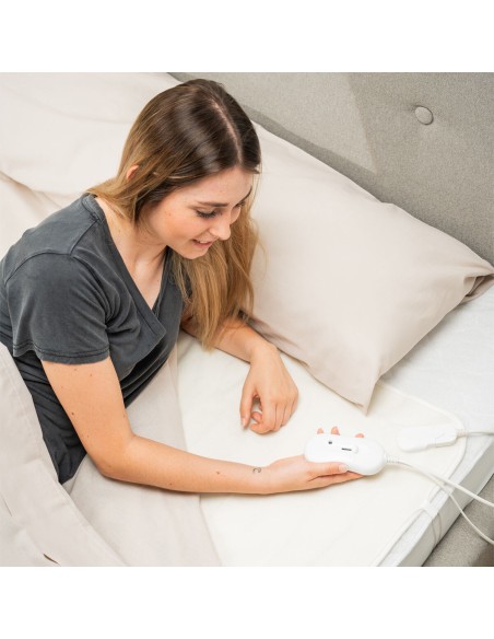 Surmatelas chauffant double Blewarm 60+60 W – Chaleur réglable