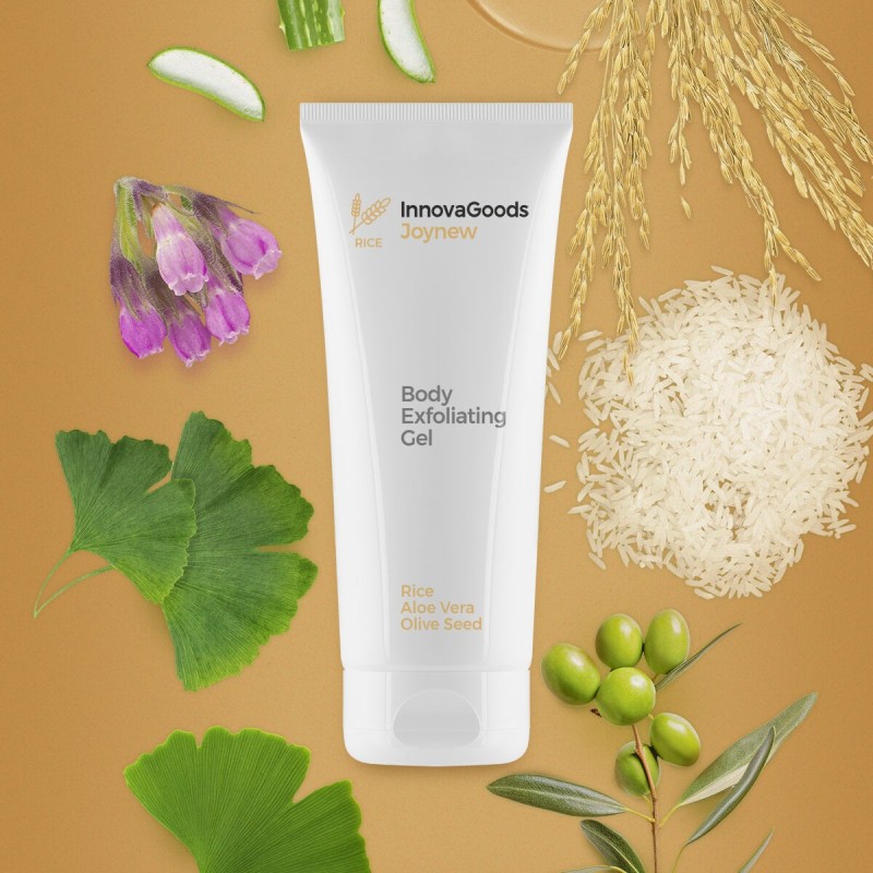Gel exfoliant corporel Rice Joynew 200 ml – Douceur et hydratation