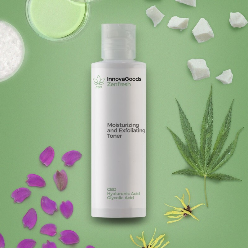 Tonique hydratant exfoliant CBD Zenfresh 150 ml – Peau apaisée