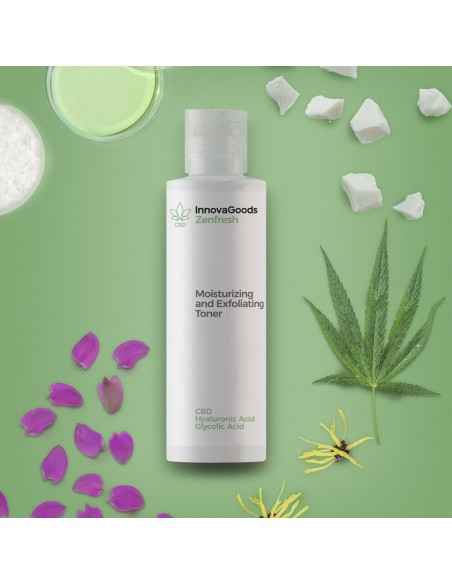 Tonique hydratant exfoliant CBD Zenfresh 150 ml – Peau apaisée