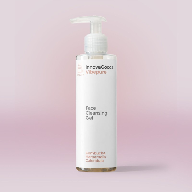 Gel nettoyant visage Kombucha Vibepure 200 ml – Purifiant doux