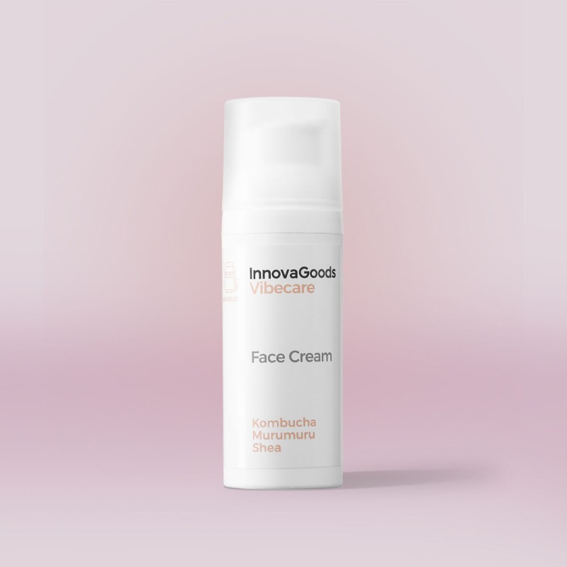Crème visage Kombucha Vibecare 50 ml – Nutrition et éclat