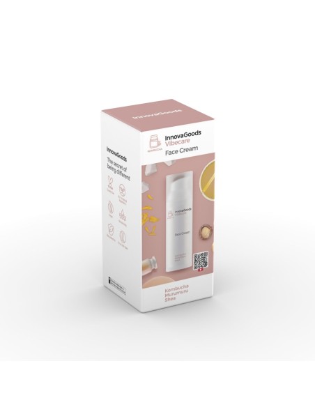 Crème visage Kombucha Vibecare 50 ml – Nutrition et éclat