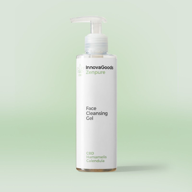 Gel nettoyant visage CBD Zenpure 200 ml – Nettoyage apaisant