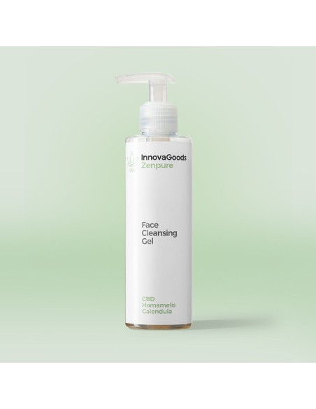 Gel nettoyant visage CBD Zenpure 200 ml – Nettoyage apaisant
