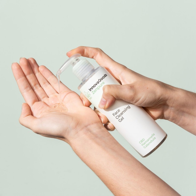 Gel nettoyant visage CBD Zenpure 200 ml – Nettoyage apaisant