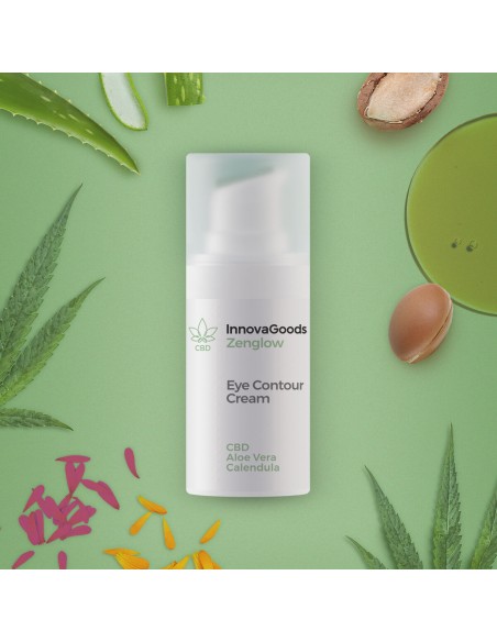 Contour des yeux CBD Zenglow 15 ml – Apaisement et hydratation
