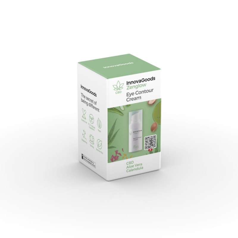 Contour des yeux CBD Zenglow 15 ml – Apaisement et hydratation