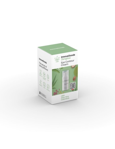 Contour des yeux CBD Zenglow 15 ml – Apaisement et hydratation