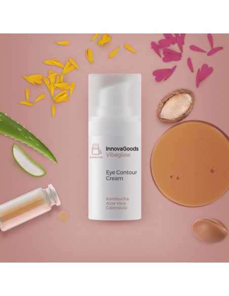 Contour des yeux Kombucha Vibeglow 15 ml – Éclat et hydratation
