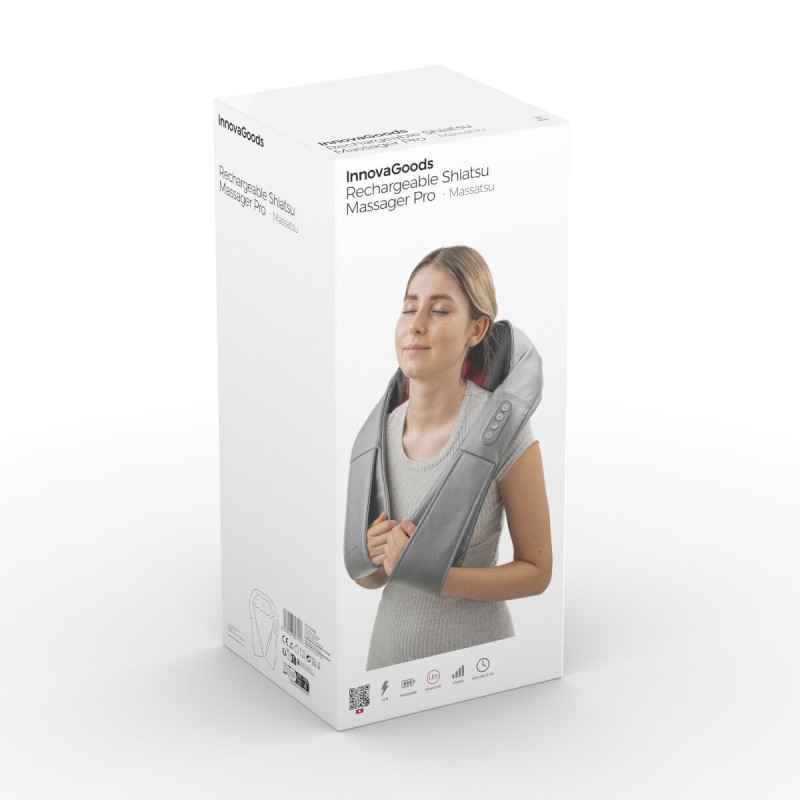 Masseur shiatsu Massatsu – Rechargeable et multi‑zones