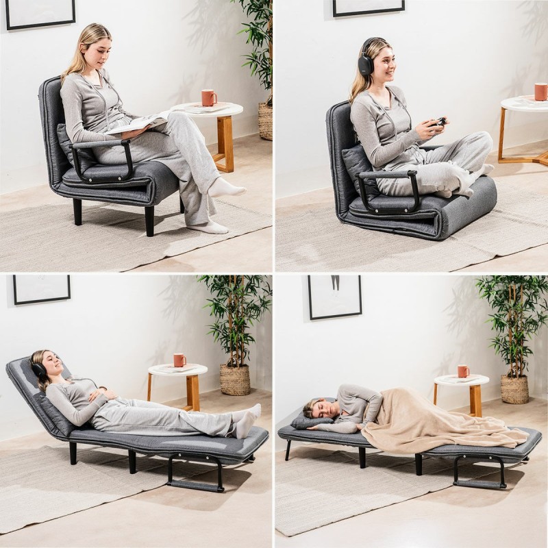 Canapé‑lit convertible 4‑en‑1 – Polyvalence et confort