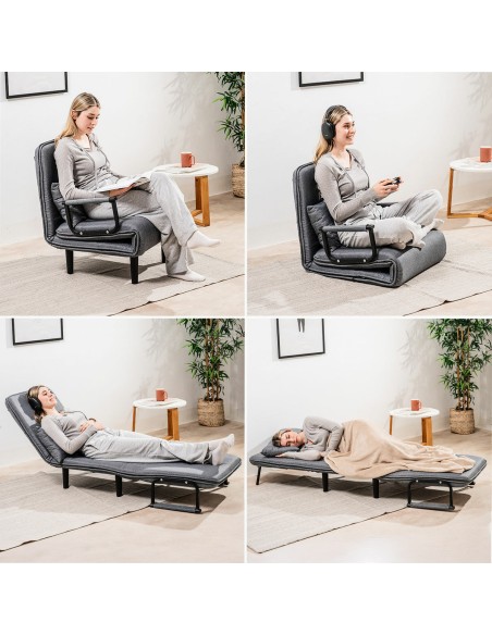 Canapé‑lit convertible 4‑en‑1 – Polyvalence et confort