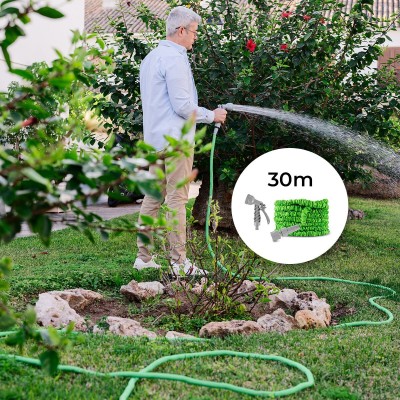 Tuyau d’arrosage Hoxtend 30 m – Extensible et léger