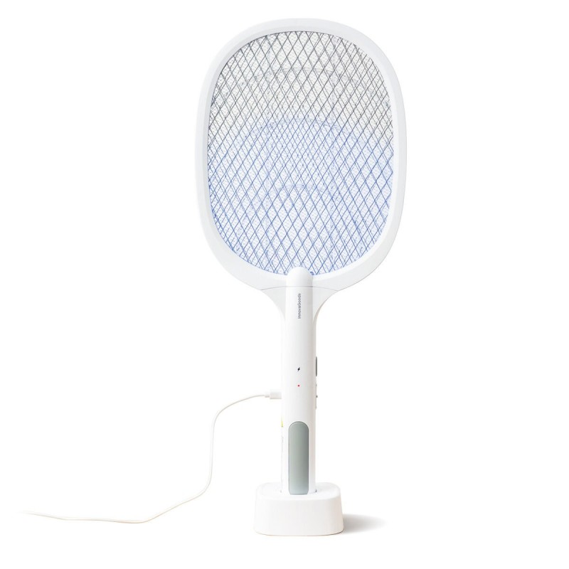 Raquette anti‑insectes Elecfly 2‑en‑1 UV rechargeable – Protection efficace