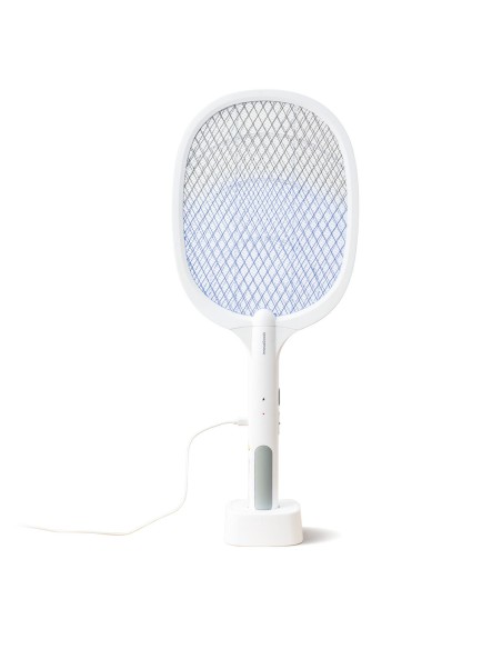 Raquette anti‑insectes Elecfly 2‑en‑1 UV rechargeable – Protection efficace