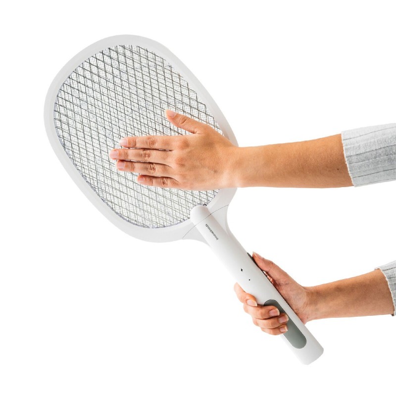Raquette anti‑insectes Elecfly 2‑en‑1 UV rechargeable – Protection efficace