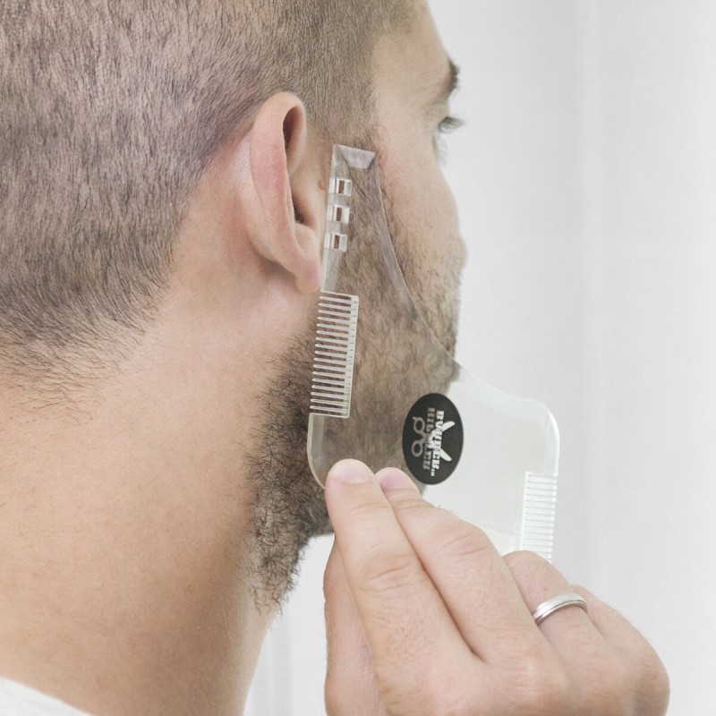 Moule rasage barbe Hipster Barber InnovaGoods – Traçage précis contours