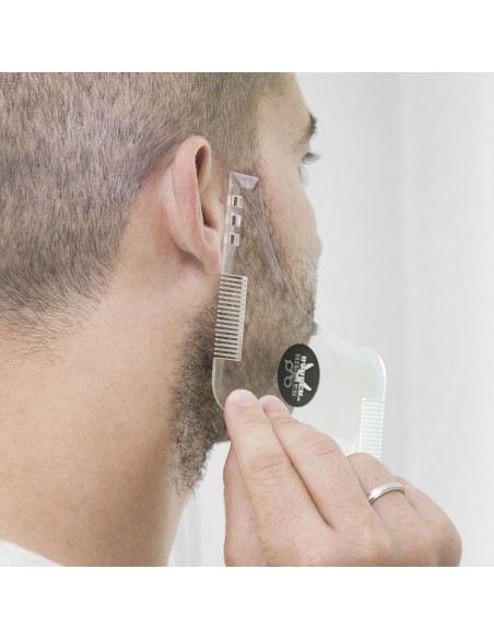 Moule rasage barbe Hipster Barber InnovaGoods – Traçage précis contours