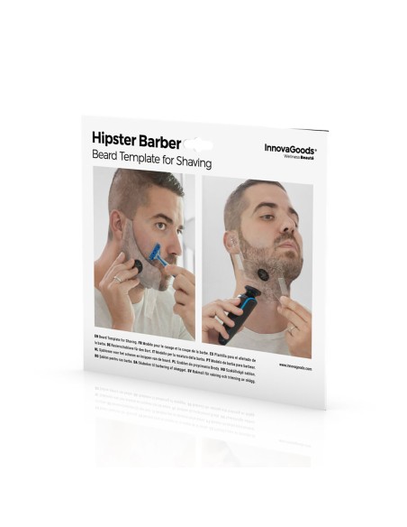 Moule rasage barbe Hipster Barber InnovaGoods – Traçage précis contours