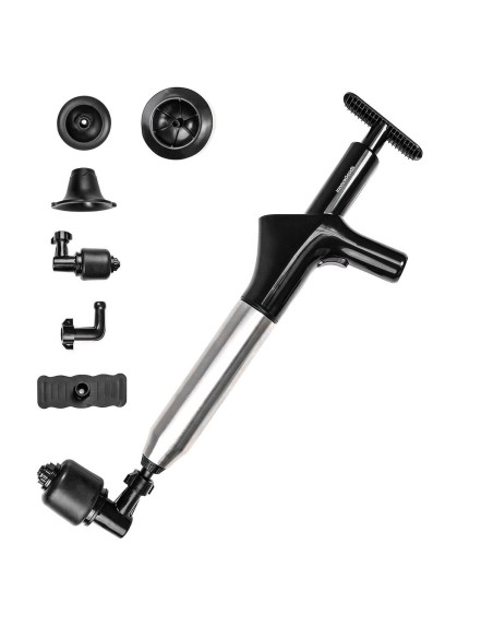 Déboucheur Jetpro InnovaGoods 5‑en‑1 – Air comprimé