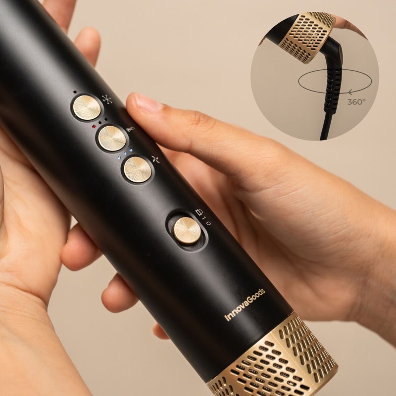 Brosse sèche‑cheveux Wavify InnovaGoods – 7 accessoires