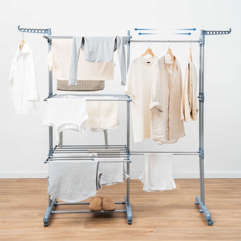 Étendoir vertical XL InnovaGoods – 30 barres