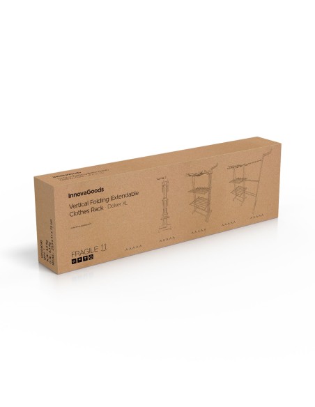 Étendoir vertical XL InnovaGoods – 30 barres